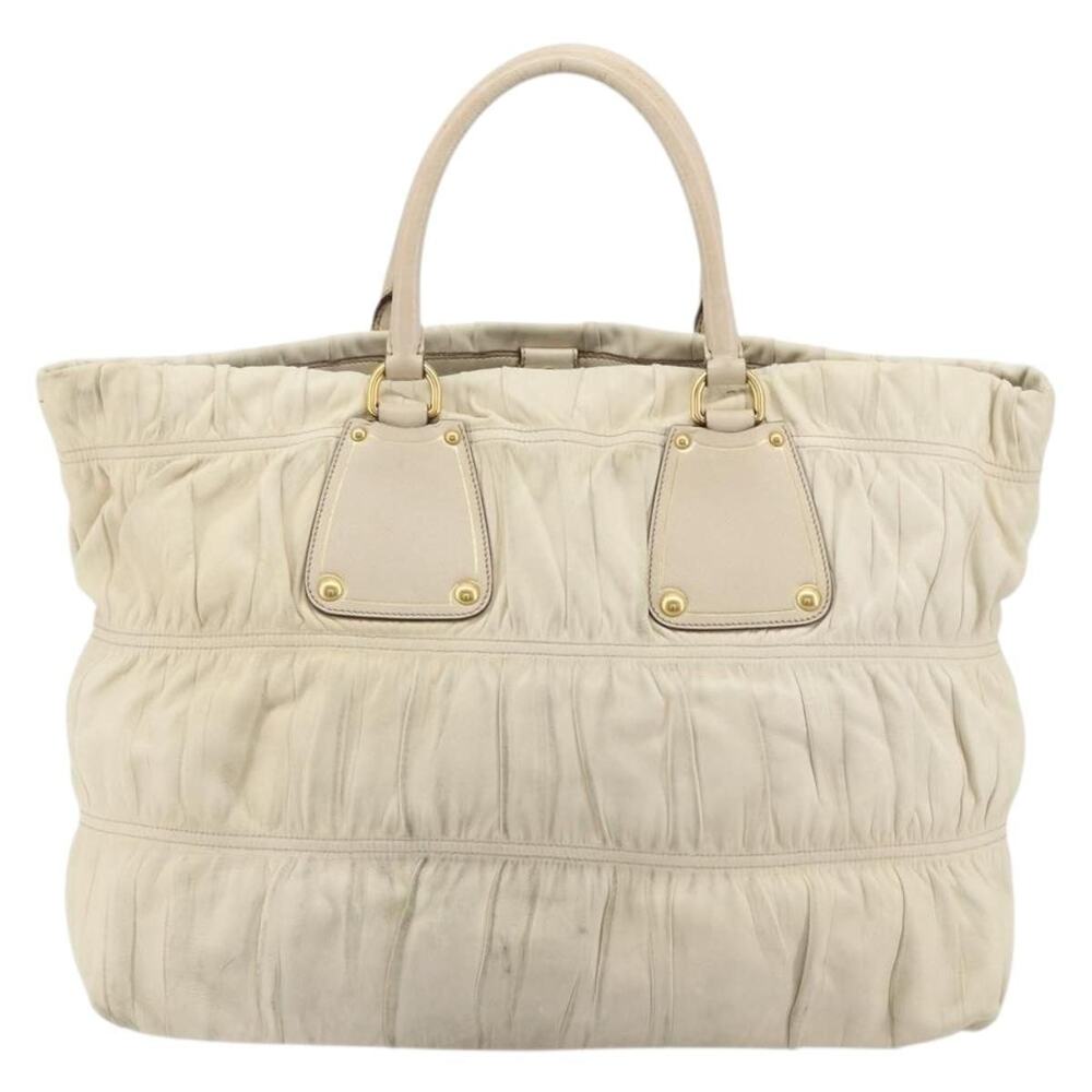 Prada Saffiano Galleria Handbag White - Picture 2 of 14